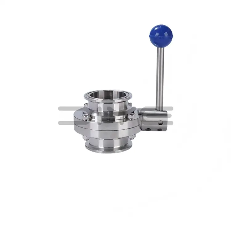 Sanitarinis spaustuko drugelio vožtuvas